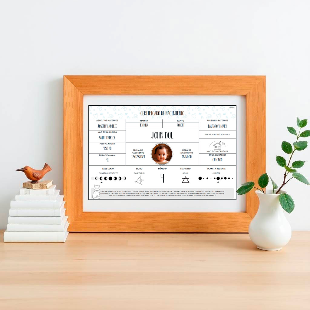 Personalized Certificate